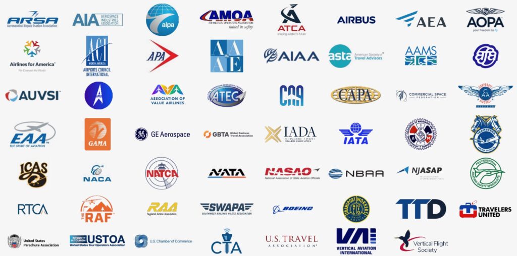 Modern Skies Coalition is a 'who's who' of trade and union associations and aviation stakeholders.